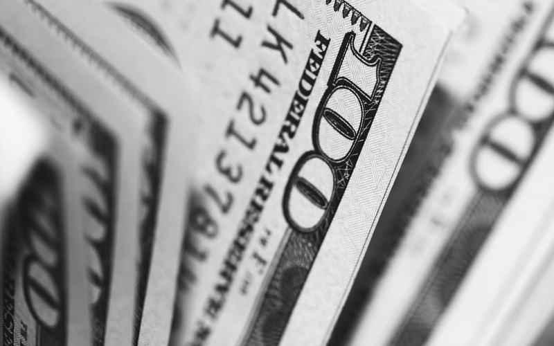 no people, 5K, paper currency, selective focus, economy, backgrounds, business finance and industry, business, u, banknotes, finance, 100, s, making money