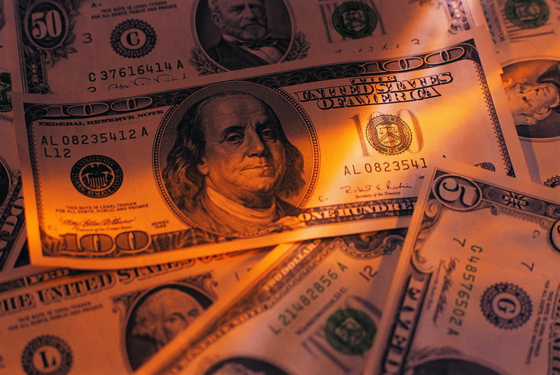 banking, full frame, corporate business, concepts, 2K, macro, uSA, money, no People, indoors, dollars, investment, backgrounds, banknotes, benjamin Franklin