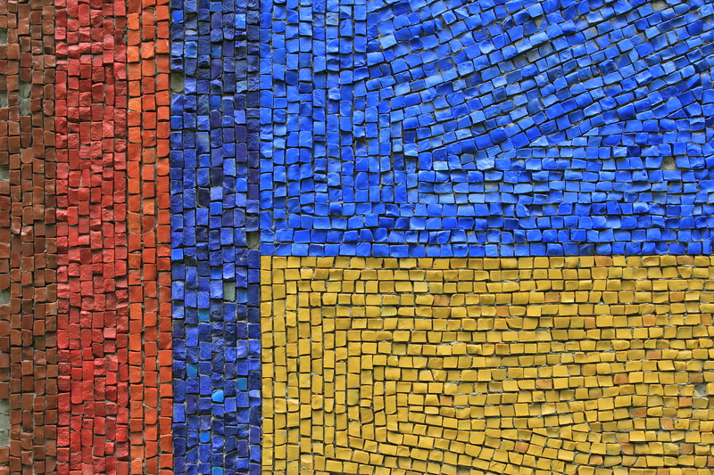 close-up, stone wall, backgrounds, mosaic, abundance, full frame, geometry, brick, blue, colors, multi colored, soviet, rug, wall, architecture, krasnodar