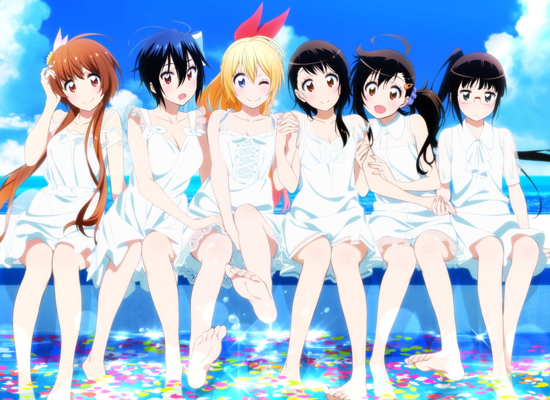 Kosaki Onodera, Chitoge Kirisaki, 1080P, Haru Onodera, Anime, Marika Tachibana, Seishirou Tsugumi, Nisekoi, Ruri Miyamoto