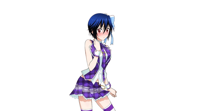 hair, indoors, Nisekoi, anime, white background, 720P, young adult, Tsugumi Seishirou, anime girls, studio shot, young women, leisure activity, clothing