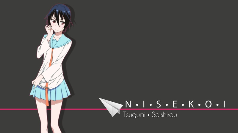1080P, Tsugumi Seishirou, Nisekoi, school uniform, anime