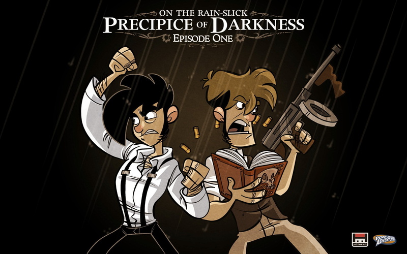 indoors, communication, Penny Arcade Adventures: On the Rain-Slick Precipice of Darkness, 1080P, skeleton, celebration, text, low angle view, arts culture and entertainment