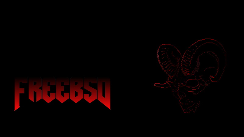 Unix, Doom (game), demon, bsd, 1080P, Linux