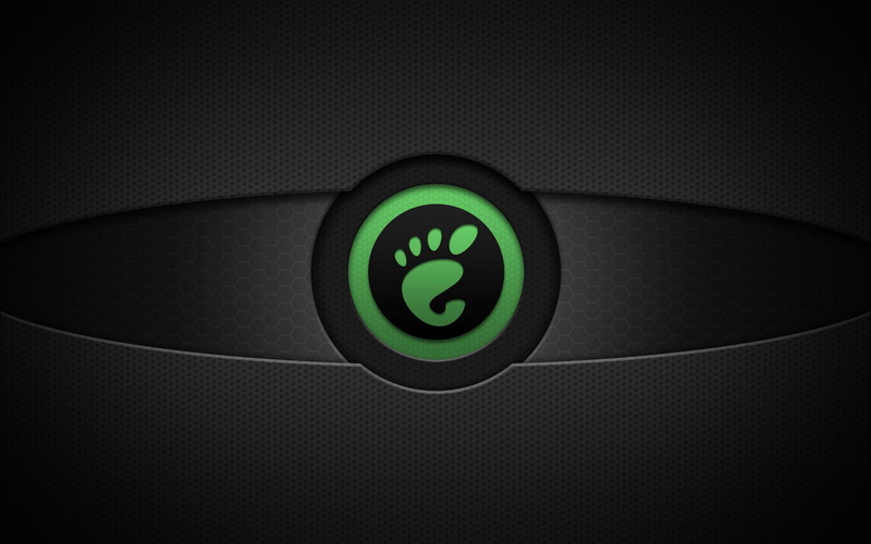 green, foot, computers, 1920x1200, logo, 1080P, black, gnome, linux, print