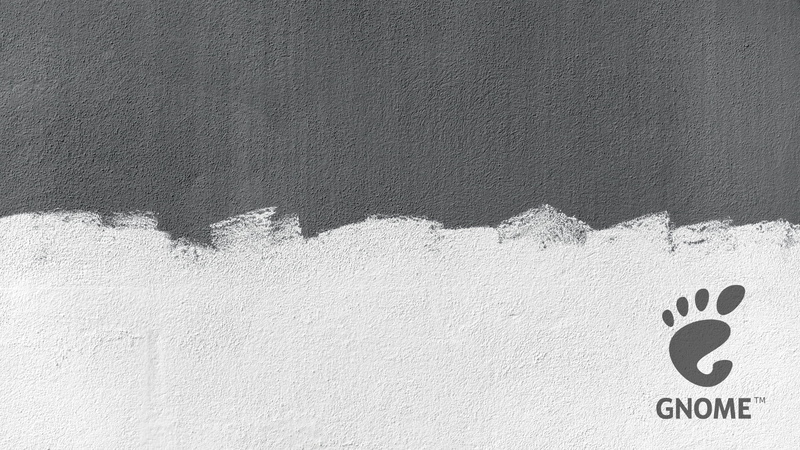 monochrome, 1080P, GNOME, Linux, grey, abstract