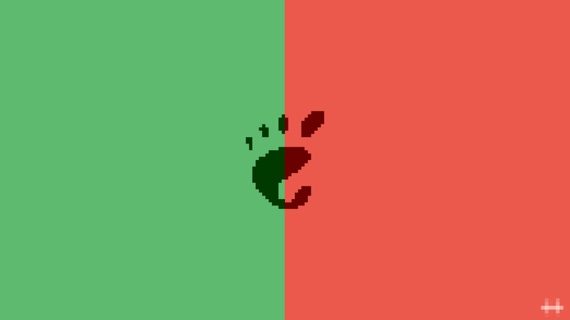 Linux, green, digital composite, pixel art, cable, illustration, computer, foot, studio shot, no people, pink color, multi colored, red, indoors, print