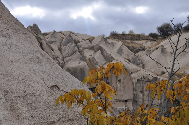 tranquil scene, rock - object, tranquility, physical geography, arid climate, rock, no people, 4K, eroded, terry, beauty in nature, cappadocia, nevşehir