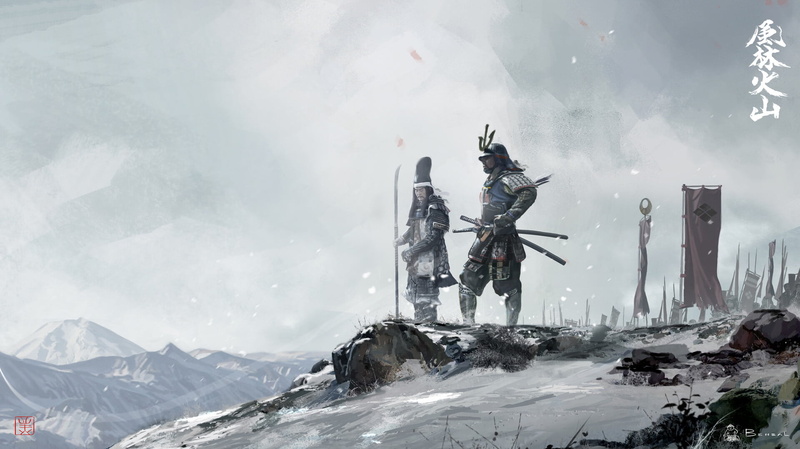 katana, samurai, artwork, Commander, 1080P, army, Japan, David Benzal