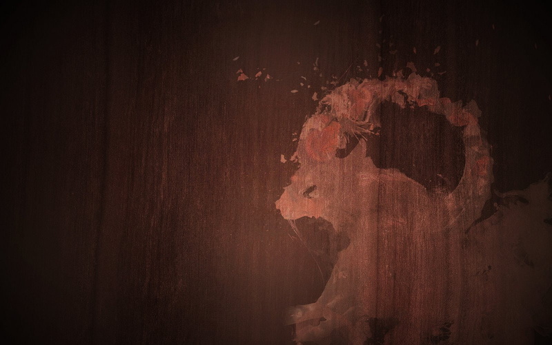 wood, animals, technology, ubuntu, gnulinux, hd, intrepid, x, ibex, artwork, 720P, stain, linux, art