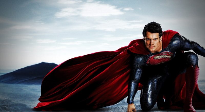 young men, adult, two people, men, Movies, sitting, man, scarf, people, women, lifestyles, red, front view, sky, Man of Steel, superman, couple - relationship