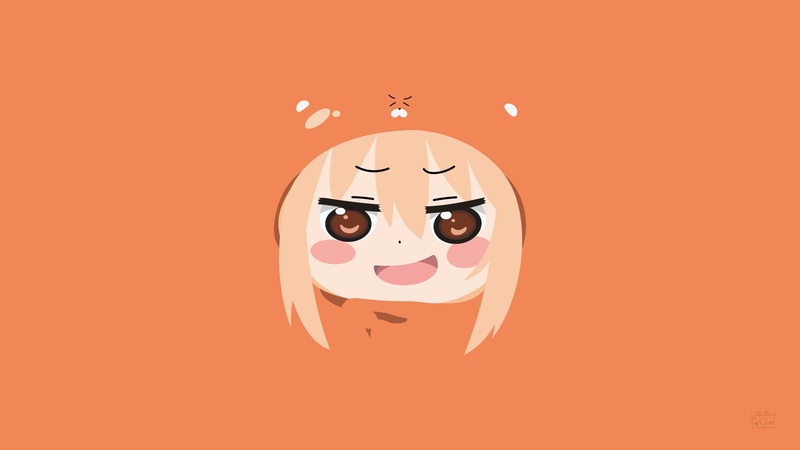 shape, fun, anthropomorphic smiley face, representation, indoors, smiling, Himouto! Umaru-chan, Doma Umaru, female, human representation, character, single object