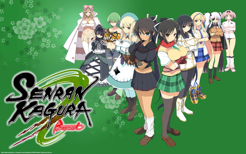 1080P, anime girls, Senran Kagura