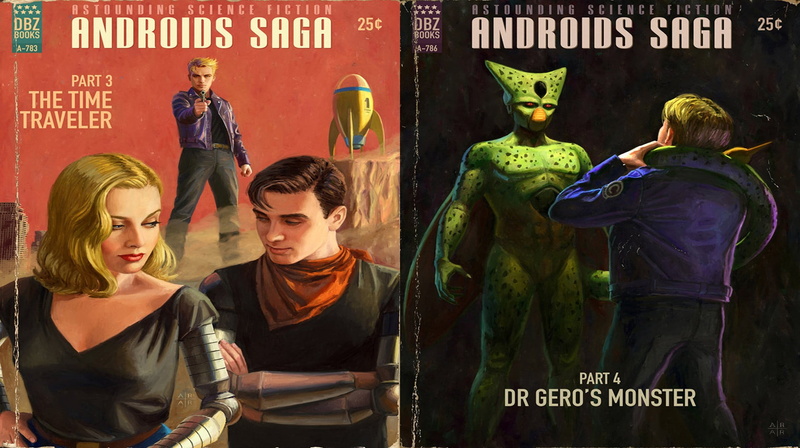 Android 17, female likeness, Trunks (character), arts culture and entertainment, comic, architecture, androids, script, human representation, book cover