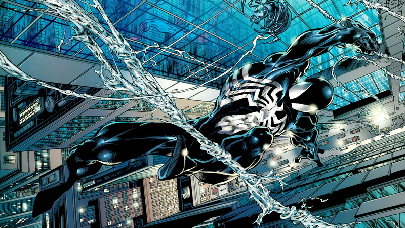 venom, comic, cartoon/comic, 1080P, book, hd, spider, poster, man