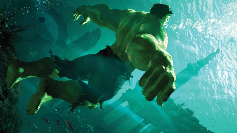 swimming, animal wildlife, incredible, underwater, sea life, water, marine, sport, turquoise colored, digital, Hulk, fish, people, low angle view