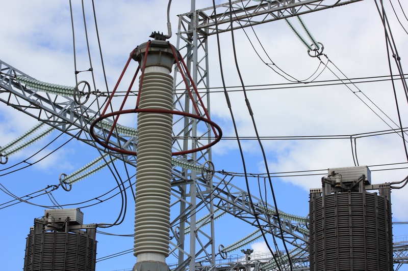 high, technology, switchgear, 5K, day, power supply, ignalia, electricity, voltage, outdoors, arts culture and entertainment, cloud - sky, low angle view