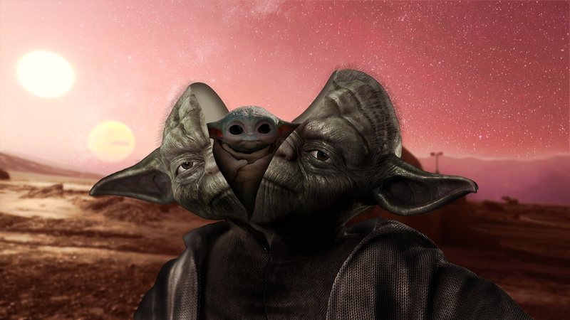 transformation, Tatooine, Yoda, Star Wars, 4K, Baby Yoda