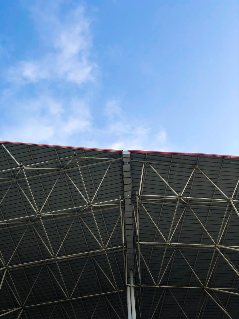 nature, iphone, building exterior, construction industry, kochi, football, sky, built structure, kerala blasters, modern, structure, day, stadium, roof