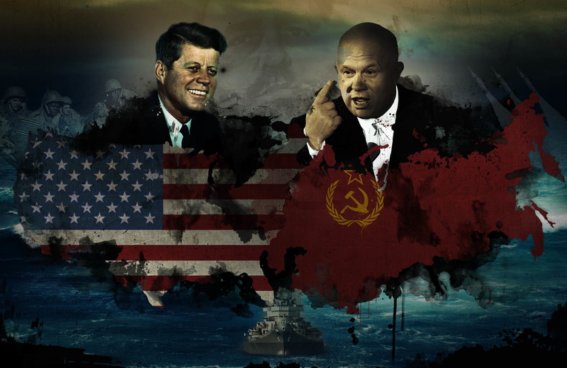 front view, soviet, togetherness, conflict, celebration, first, emotion, President, Secretary, adult, map, union, USA, Kennedy, country, S., smiling, well-dressed