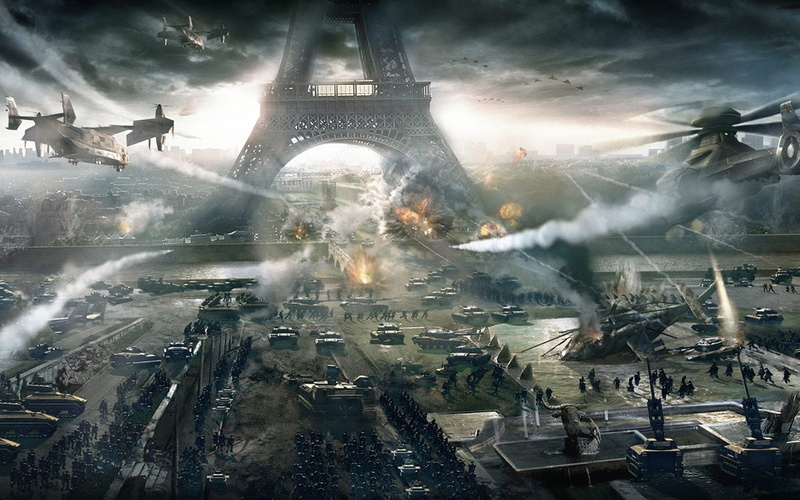 wars, world, eiffel, tom, artwork, clancy, x, hd, World in Conflict, 720P, battles, art, Eiffel Tower, tower, conflict