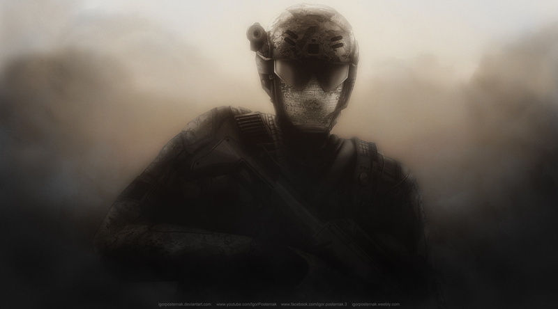 Call Of Duty, fog, adult, disguise, hood - clothing, holding, soldier, emotion, unrecognizable person, Games, indoors, front view, mystery, Battlefield