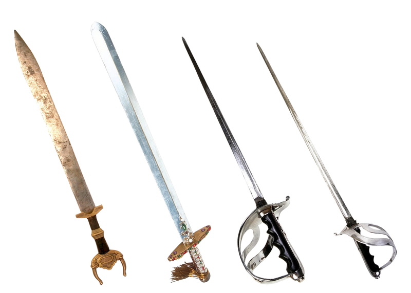 garda, battle, 1080P, handle, camping, decorative, tool, gear, army, steel arms, military, white Background, old, cut out, swords, protection, metal, blade