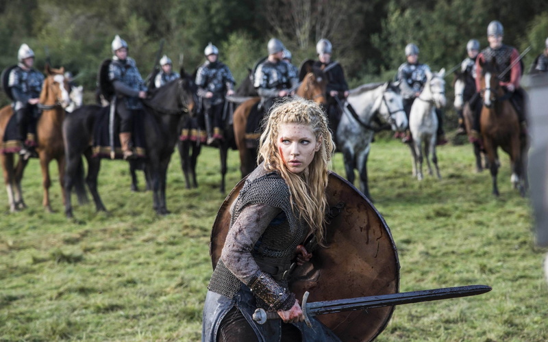 lagertha, shield, vikings, 2K, battle, sword, katheryn winnick