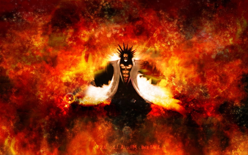 x, 720P, zaraki, kenpachi, hd, bleach, anime, art, Zaraki Kenpachi
