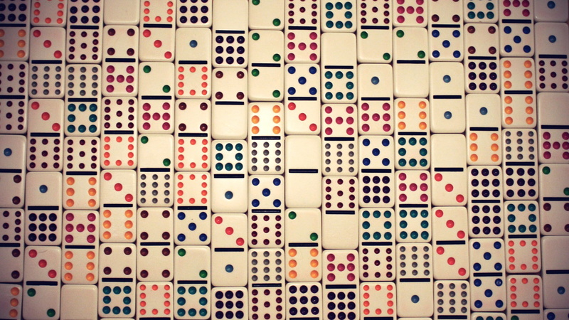shape, wall - building feature, Dominoes, text, pattern, tile, backgrounds, white color, communication, square shape, arrangement, full frame, 1080P, multi colored