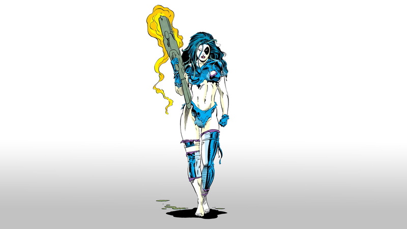 marvel, cartoon/comic, hd, white, 1080P, domino