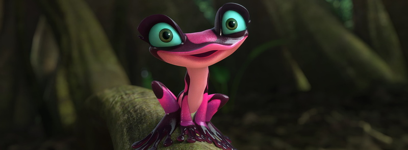 Frog, dart, human hand, rio, Others, Journey, 2014, Rainforest, nature, representation, holding, day, pink, Cartoons, plant, pink color, outdoors, Amazon