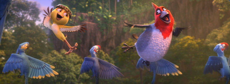 Journey, rico, rio 2, animal themes, land, focus on foreground, film, animal wildlife, motion, group of animals, flock of birds, 2014, Others, close-up