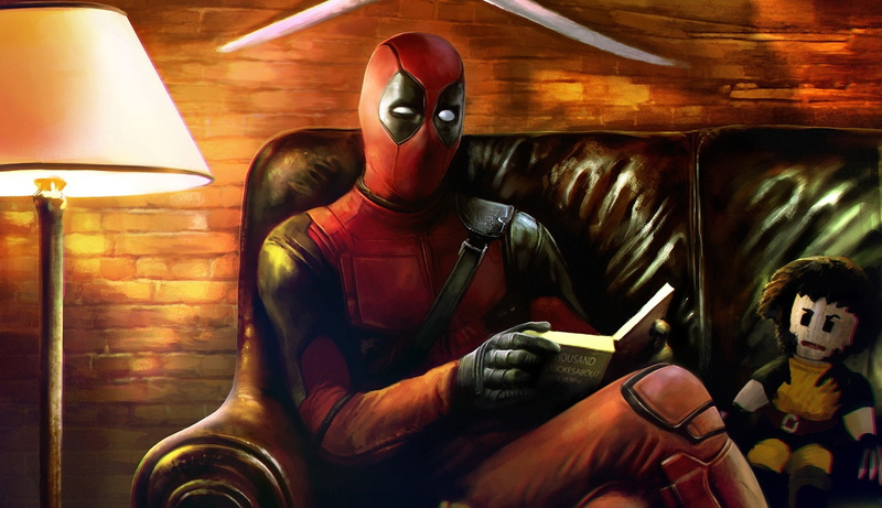 ryan reynolds, wade wilson, villain, mercenary, mask, 1080P, marvel comics, book, deadpool, art
