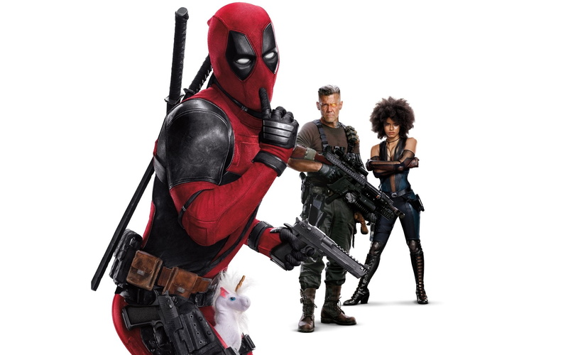 Cable (Marvel Comics), Ryan Reynolds, Movie, Zazie Beetz, Deadpool 2, 1080P, Josh Brolin, Domino (Marvel Comics)