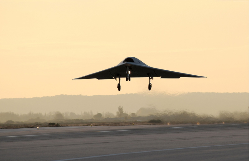 USA Army, UCAS-D, landing, U.S. Air Force, X-47B, Pegasus, 4K, drone