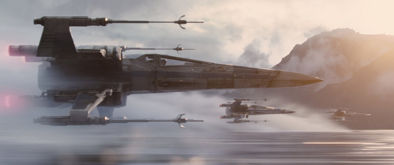 three, no people, gun, X-Wing, military, transportation, fog, government, Star Wars, armed forces, mode of transportation, sky, industry, freight transportation