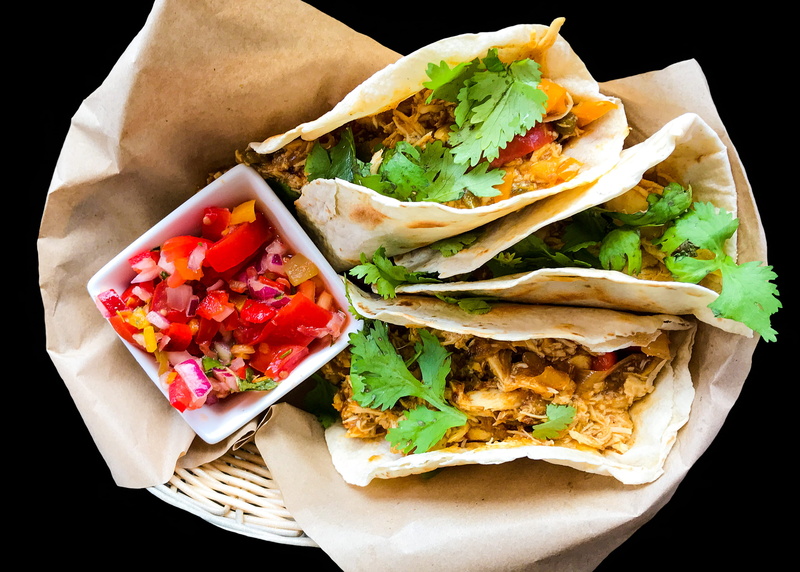panama, tex-mex, still life, burrito, dish, no people, salsa, wrap sandwich, pulled pork, sandwich, close-up, temptation, bajo boquete, fresh, black background