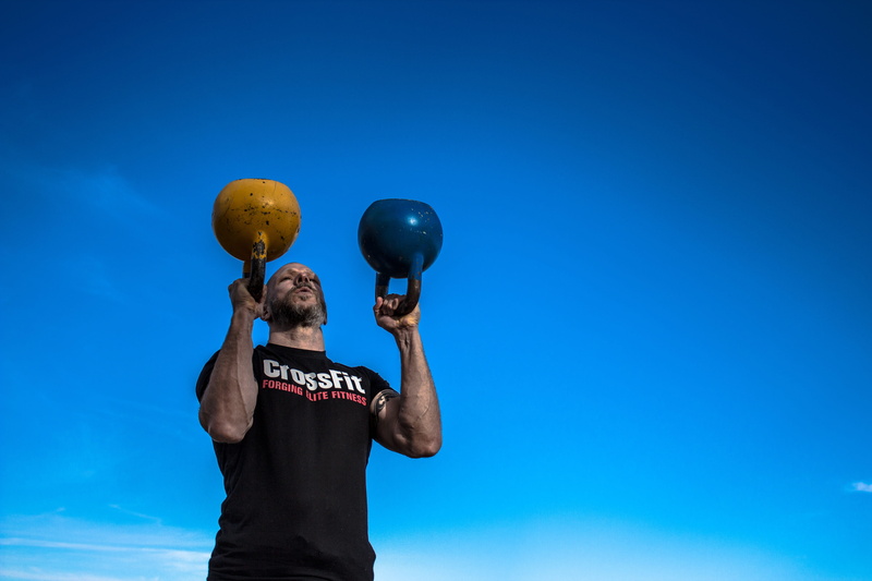 cavemantraining, 5K, sky, press, blue, men, day, kettlebell man, kettle bell, american football - sport, standing, outdoors, kettlebells, human body part