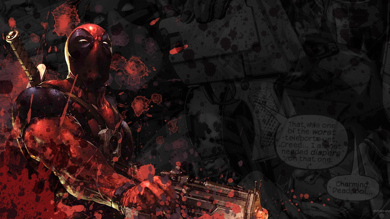 Deadpool, Comics, Merc with a Mouth, 4K