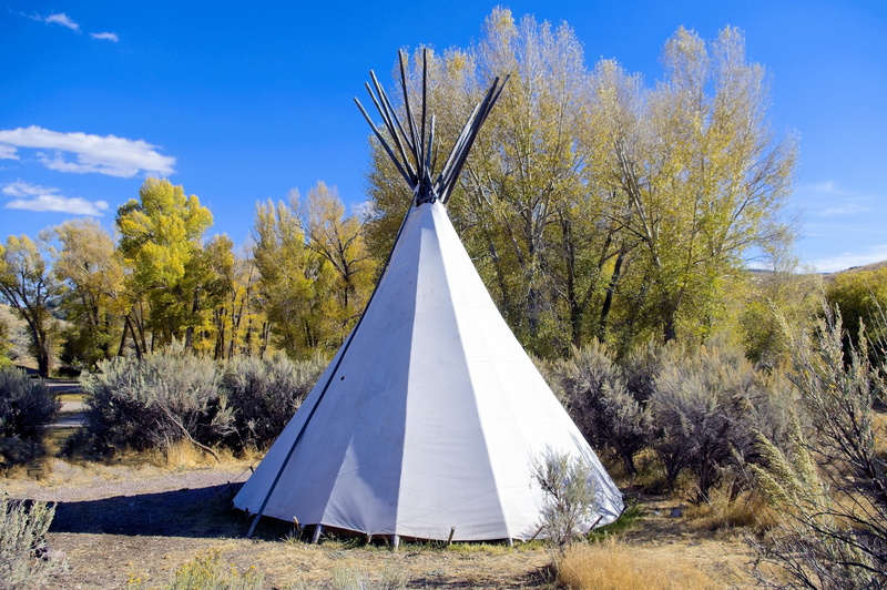 landscape, beauty in nature, teepee, beaverhead, tree, 2K, old west, outdoors, camp, tipi, county, growth, american, tranquil scene, sunlight, gold rush