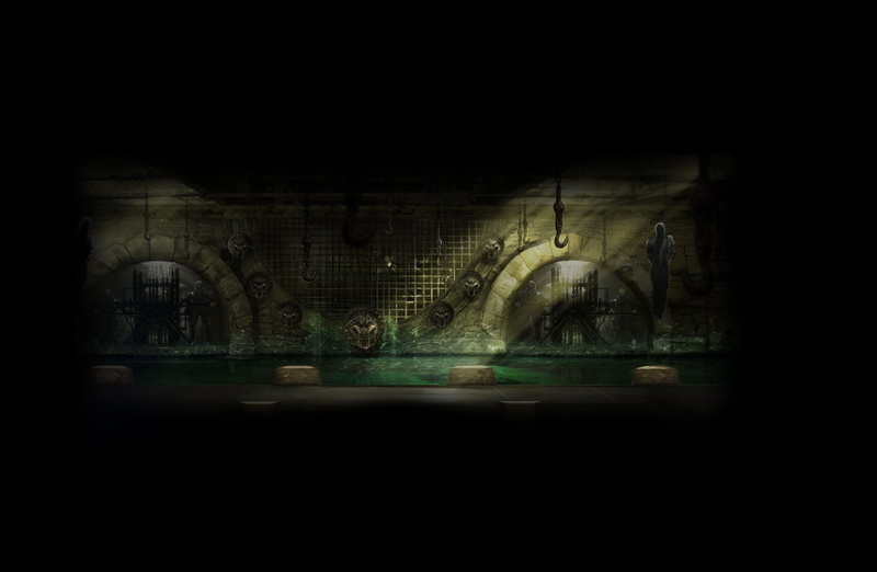 city, concrete, architecture, 1080P, walls, dead, motion, Games, kombat, dark, brown, illuminated, night, the past, indoors, nature, copy space, no people