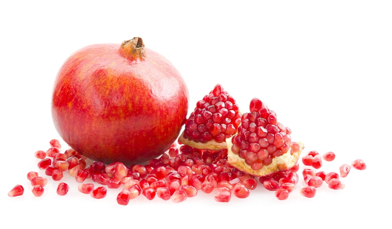 agriculture, food, indoors, cut out, nature, dessert, cross Section, red, close-up, seeds, healthy lifestyle, gourmet, garnet, isolated, 2K, organic, backgrounds