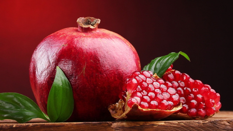 Pomegranate, Sweet, Red, Fruit, 2K