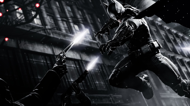 Hero, DC Comics, Belt, Weapon, Comics, Fight, Batman: Arkham Origins, Costume, Revolver, The game, Weapons, Superhero, Batman, The bandits, Mask, 1080P