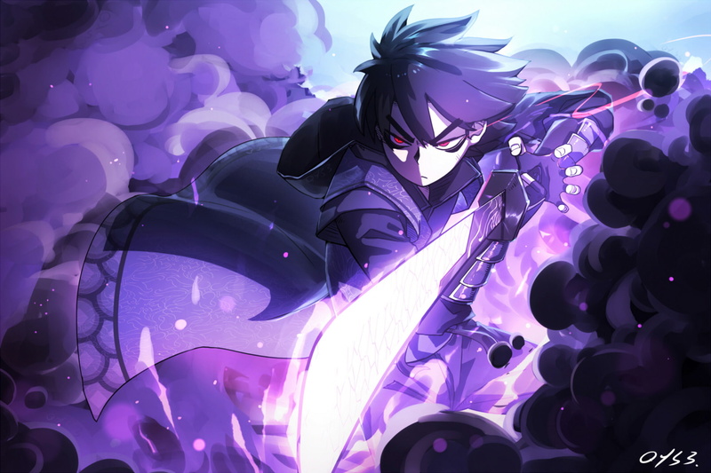 indoors, purple, Killer Seven, enjoyment, no people, Warrior, representation, motion, Sword, fun, high angle view, music, close-up, arts culture and entertainment
