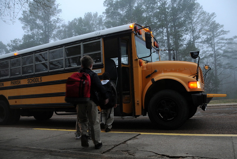 land vehicle, backpacks, schoolbag, school year, plant, back-to-school, bus ride, school, bus, pen, people, lessons, stopping, back to school, full length