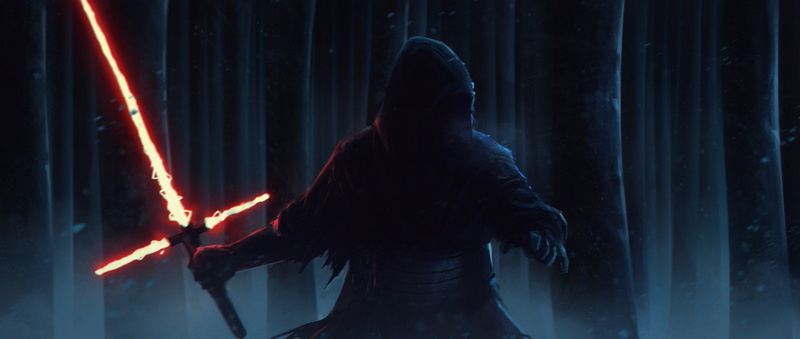 women, Star Wars, night, The Force Awakens, light - Natural Phenomenon, flame, females, winter, standing, three quarter length, force, people