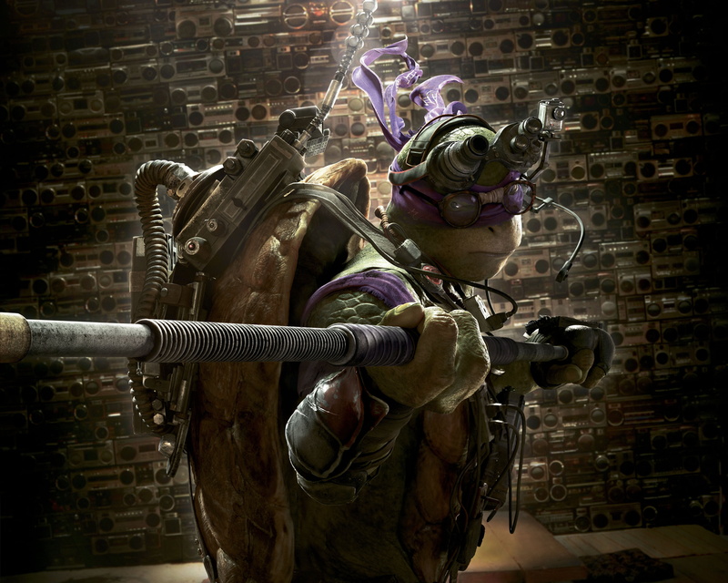 Don, Teenage Mutant Ninja Turtles, Fantasy, illustration, real people, wall - building feature, occupation, protective workwear, Green, men, Armors, Technician