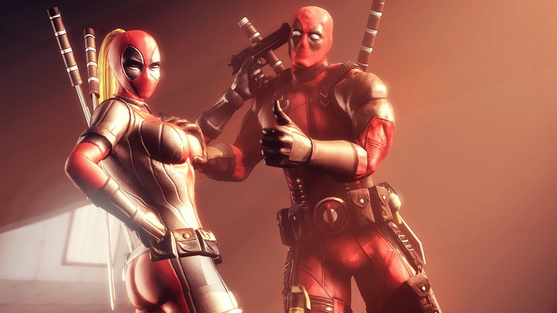 indoors, armed forces, adult, bodyguard, aggression, government, military, weapon, technology, people, robot, Lady Deadpool, protection, futuristic, fighting